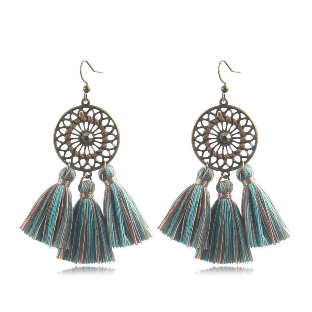Bohemian Long Tassel Earrings NEW